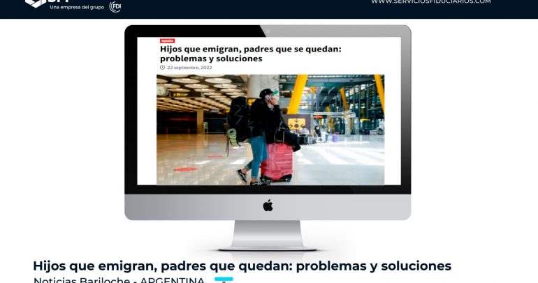 Noticias Bariloche: Hijos que emigran, padres que se quedan: problemas y soluciones
