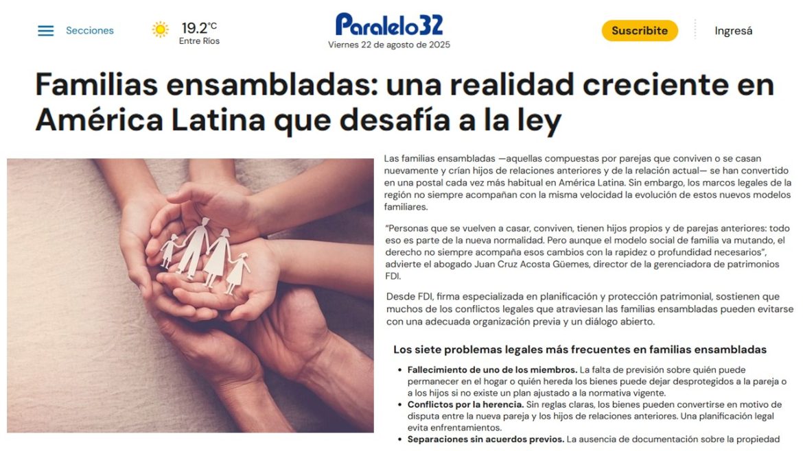 Familias ensambladas: una realidad creciente en América Latina que desafía a la ley