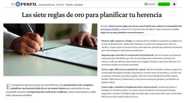 Las siete reglas de oro para planificar tu herencia